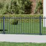 Clôture en aluminium sur mesure héritage design Accona - Gris Anthracite haut de gamme prix usine