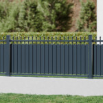 Clôture en aluminium sur mesure héritage design Victoria - Gris anthracite haut de gamme prix usine